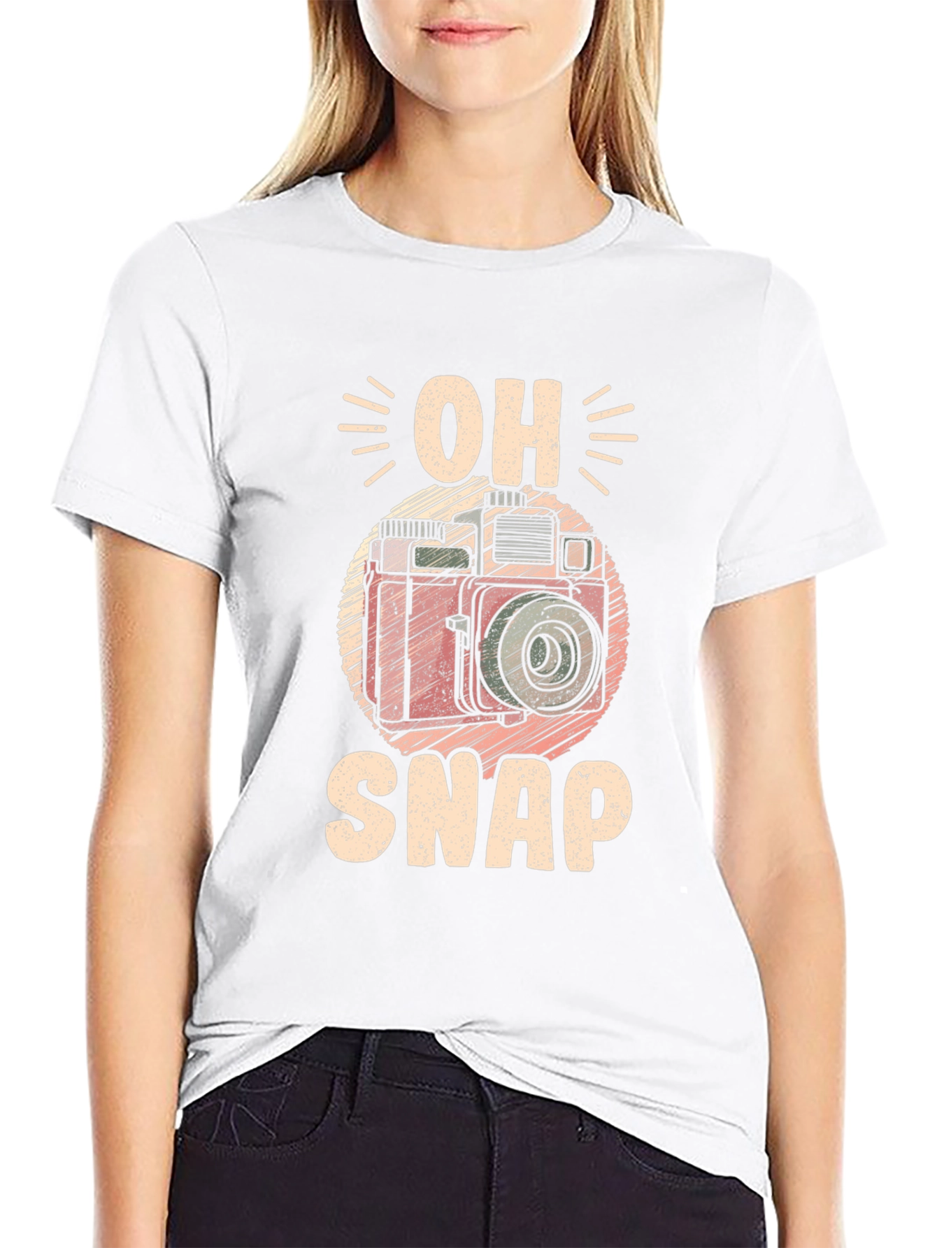 Oh Snap! Camera Graphic T-Shirt