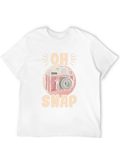 Oh Snap! Camera Graphic T-Shirt