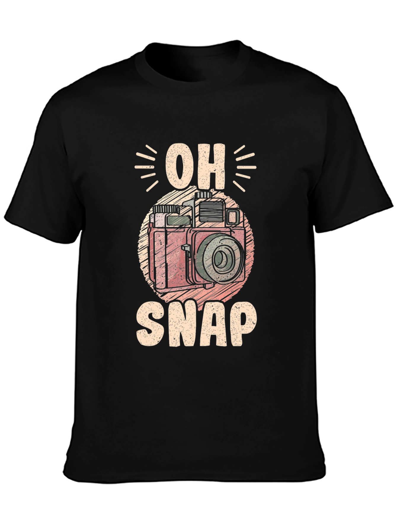 Oh Snap! Camera Graphic T-Shirt