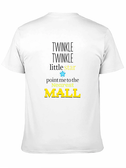 Twinkle Star Mall Graphic Tee - Black