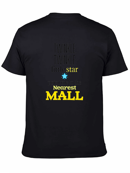 Twinkle Star Mall Graphic Tee - Black