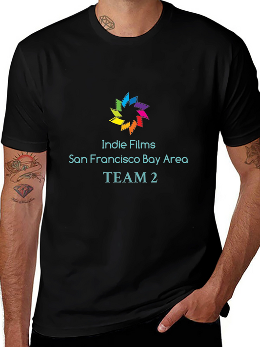 Indie Films Team 2 Black T-Shirt