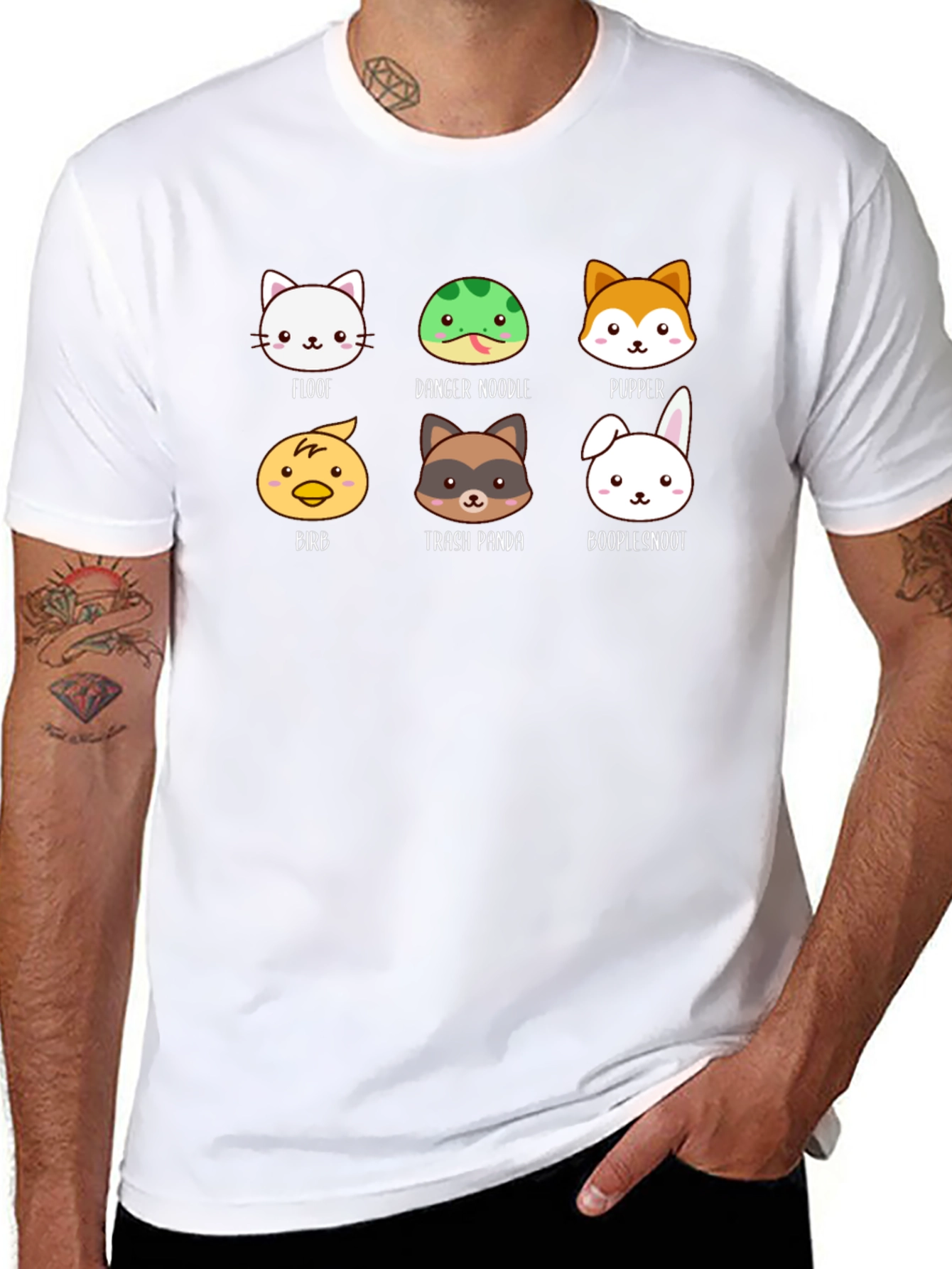 Cute Animal Nickname T-Shirt - Danger Noodle Floof!