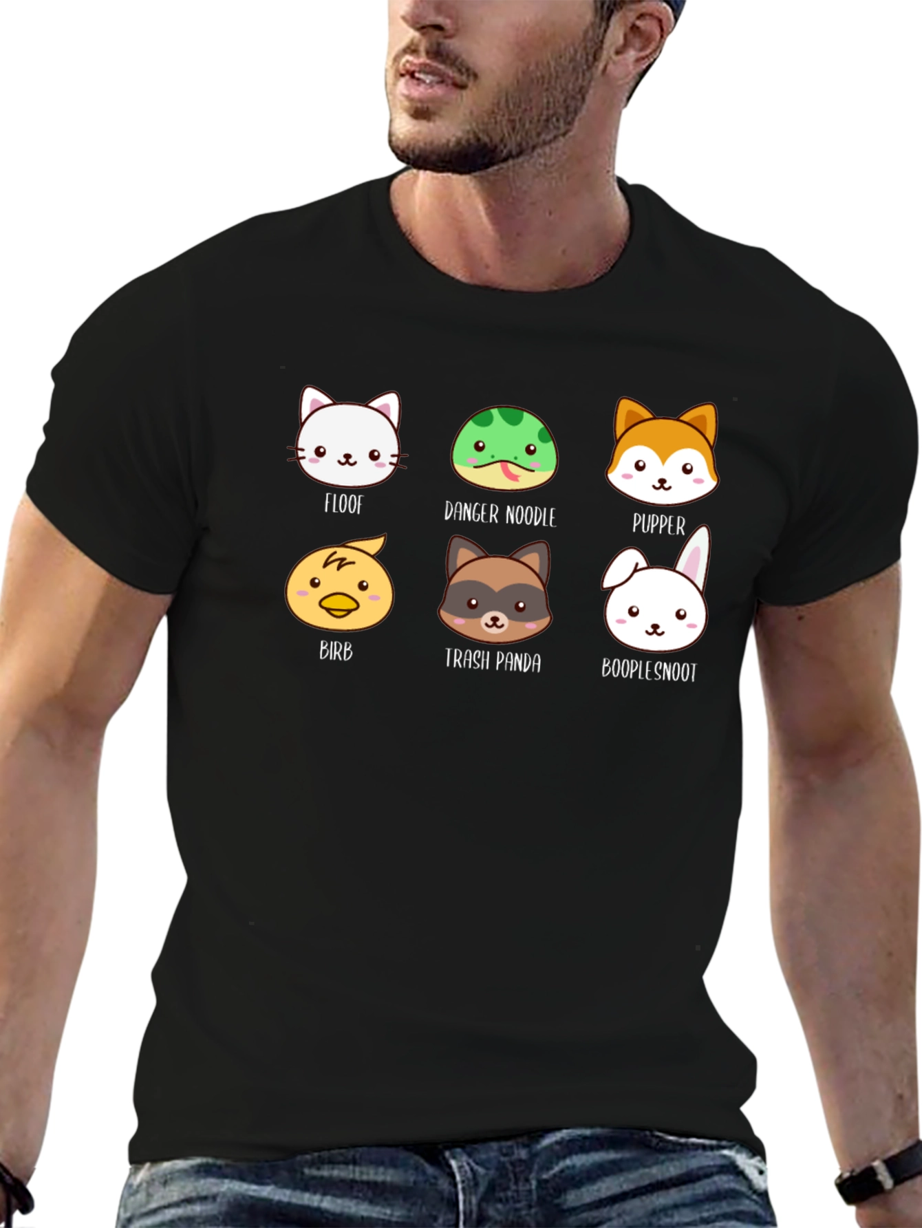 Cute Animal Nickname T-Shirt - Danger Noodle Floof!