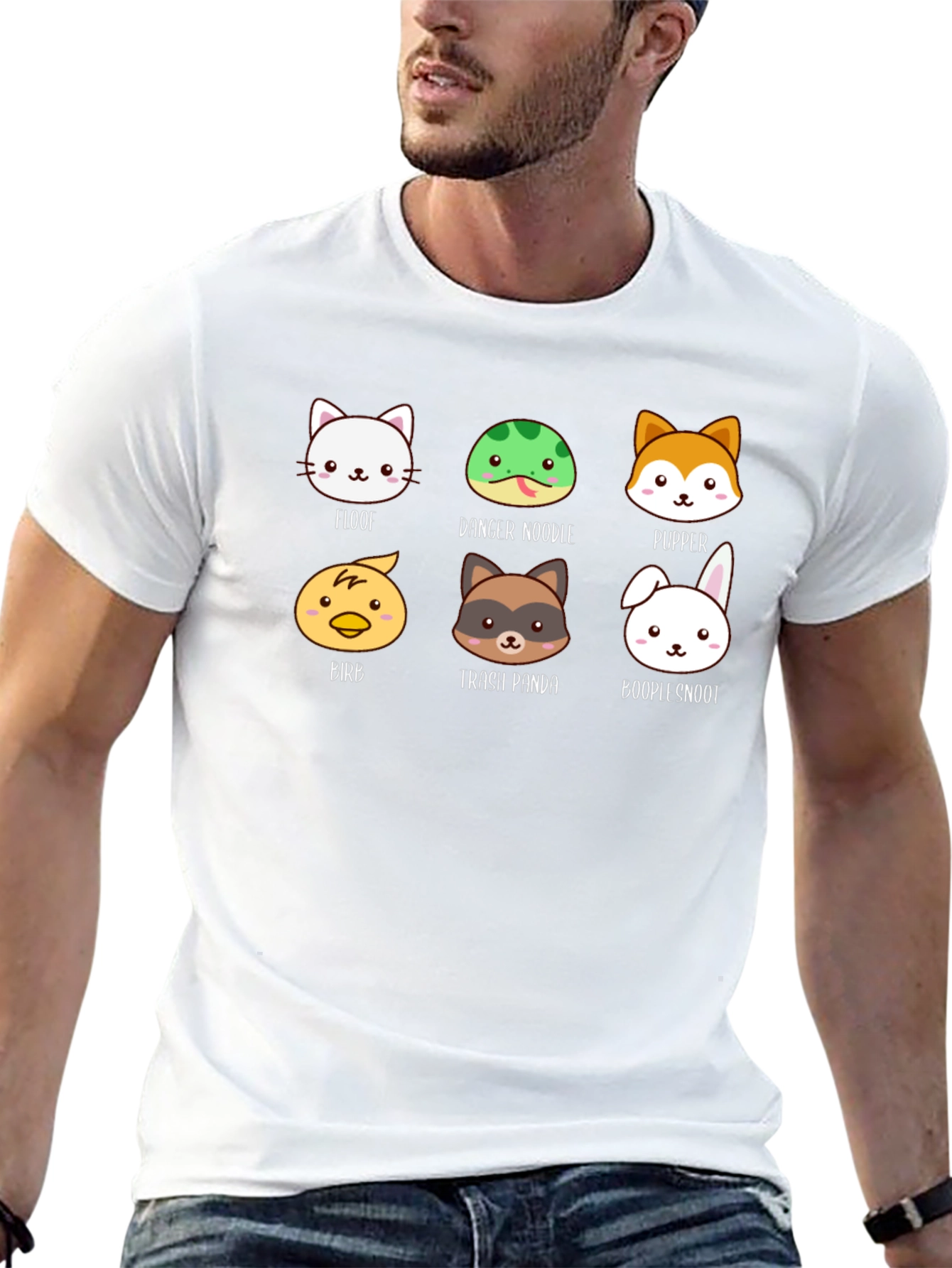 Cute Animal Nickname T-Shirt - Danger Noodle Floof!
