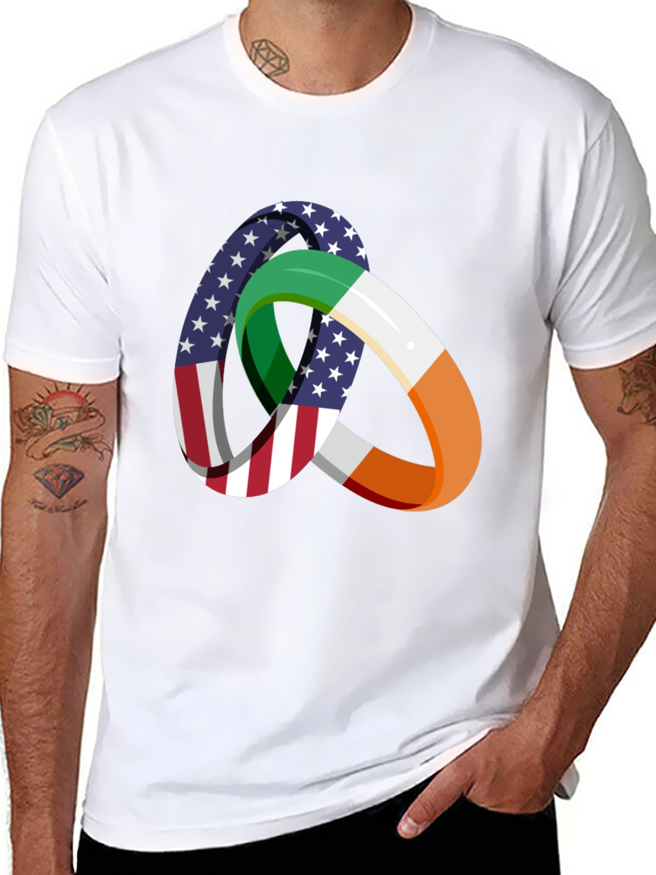 Irish American Flag T-Shirt