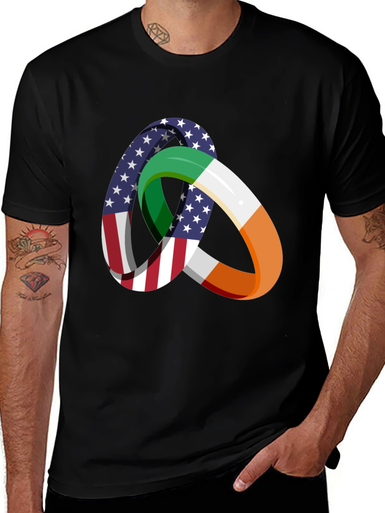 Irish American Flag T-Shirt