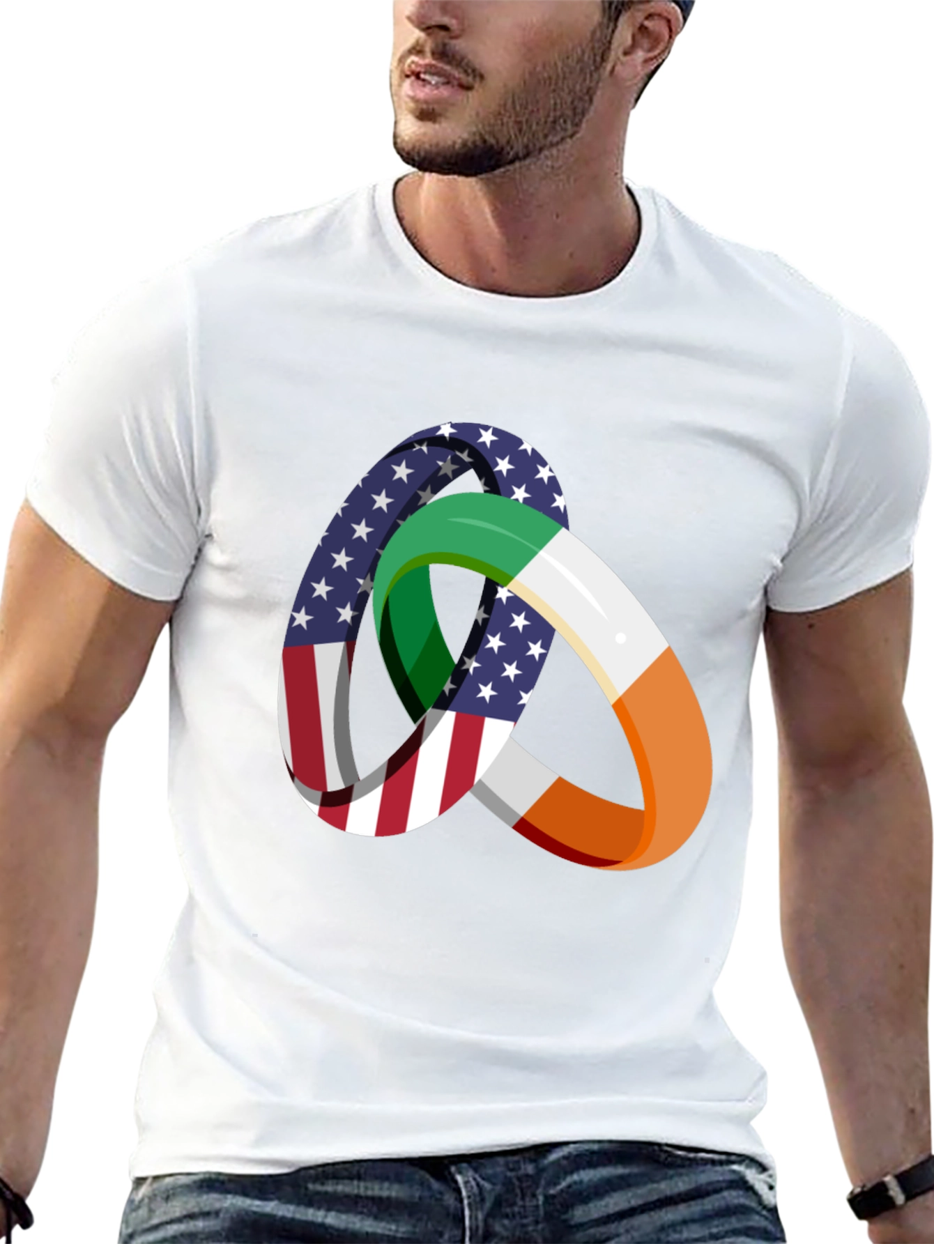 Irish American Flag T-Shirt