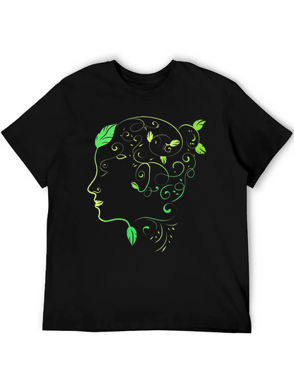 Natures Embrace Black Graphic Tee