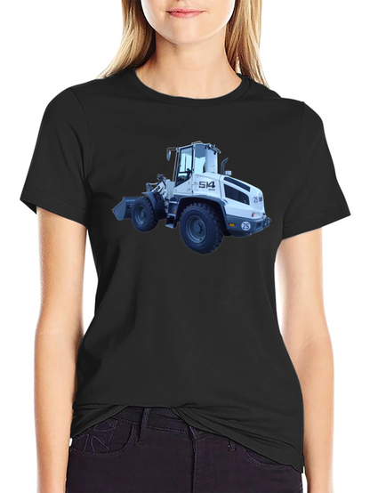 Bulldozer Graphic T-Shirt - Heavy Duty Style