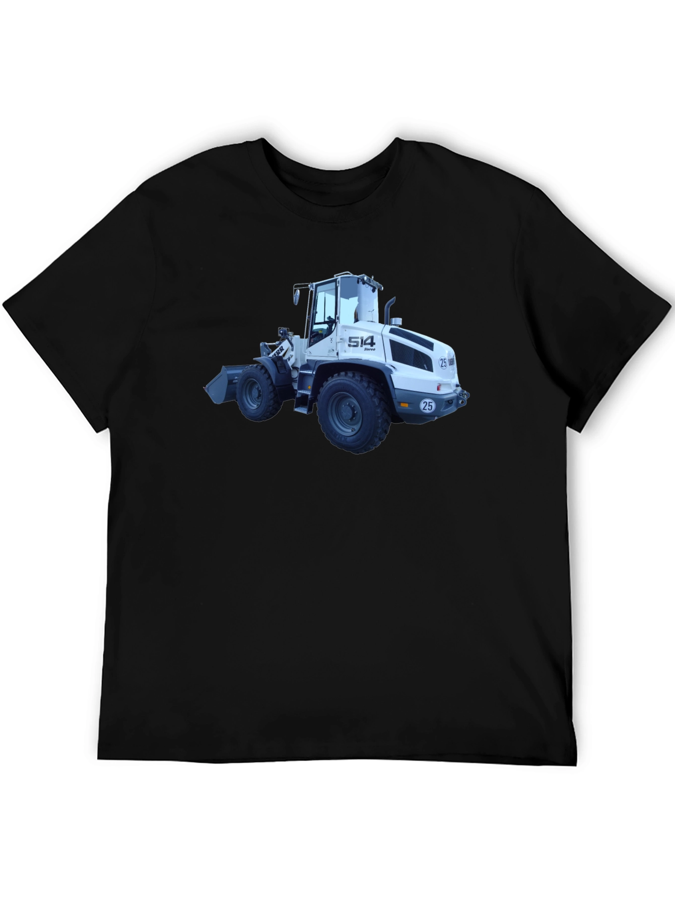Bulldozer Graphic T-Shirt - Heavy Duty Style