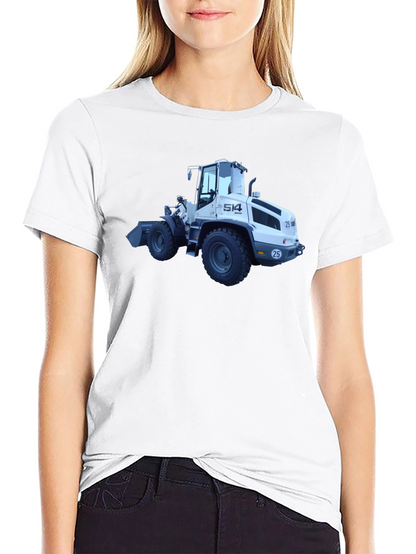 Bulldozer Graphic T-Shirt - Heavy Duty Style