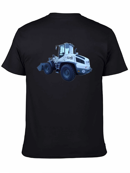 Bulldozer Graphic T-Shirt - Heavy Duty Style