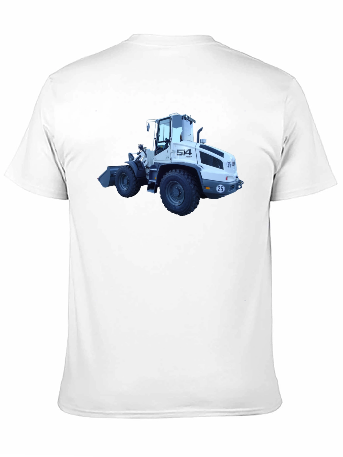 Bulldozer Graphic T-Shirt - Heavy Duty Style