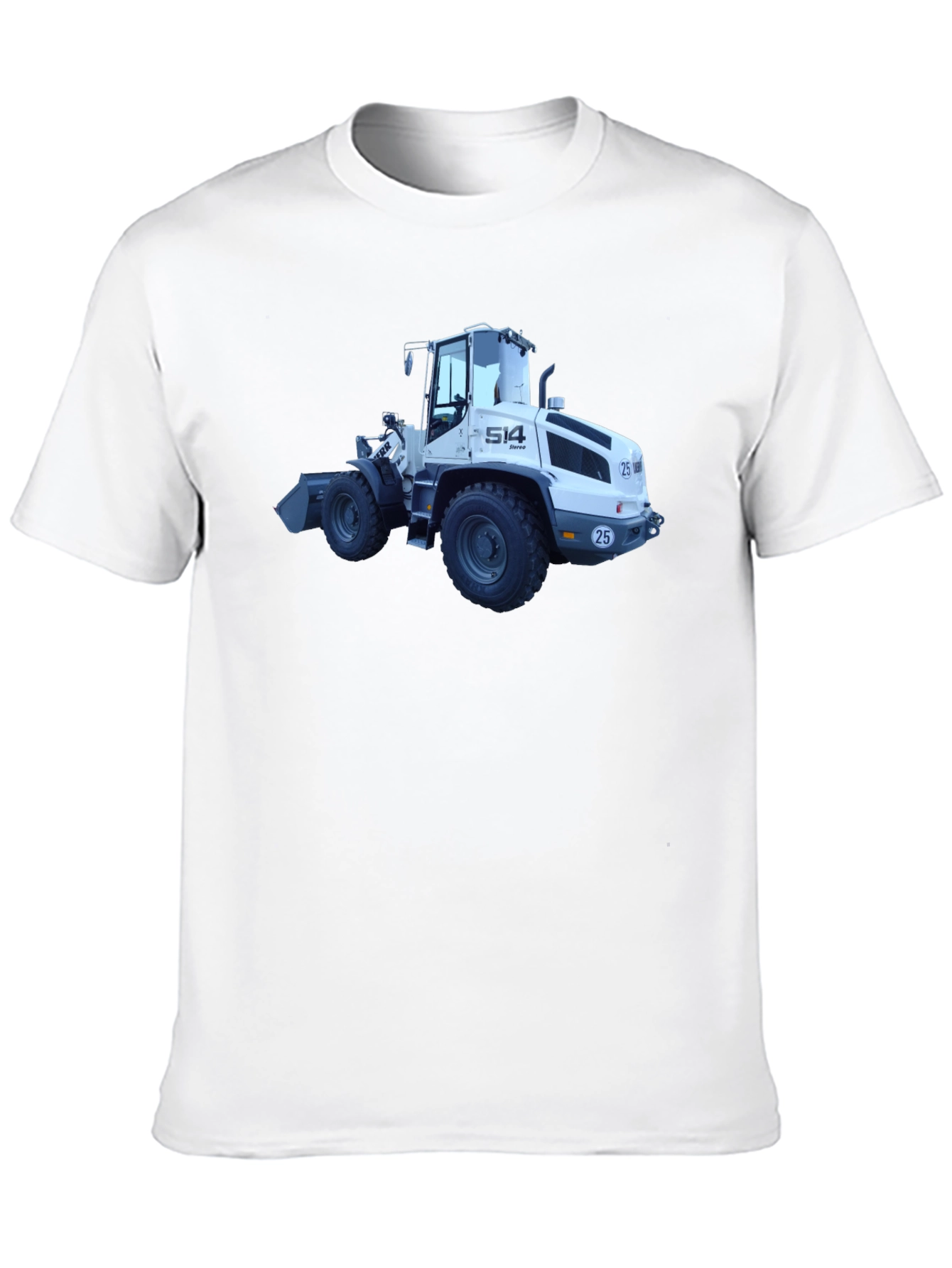 Bulldozer Graphic T-Shirt - Heavy Duty Style