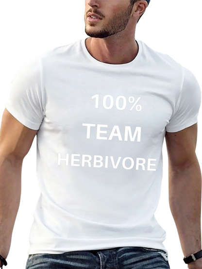100% Team Herbivore Black T-Shirt
