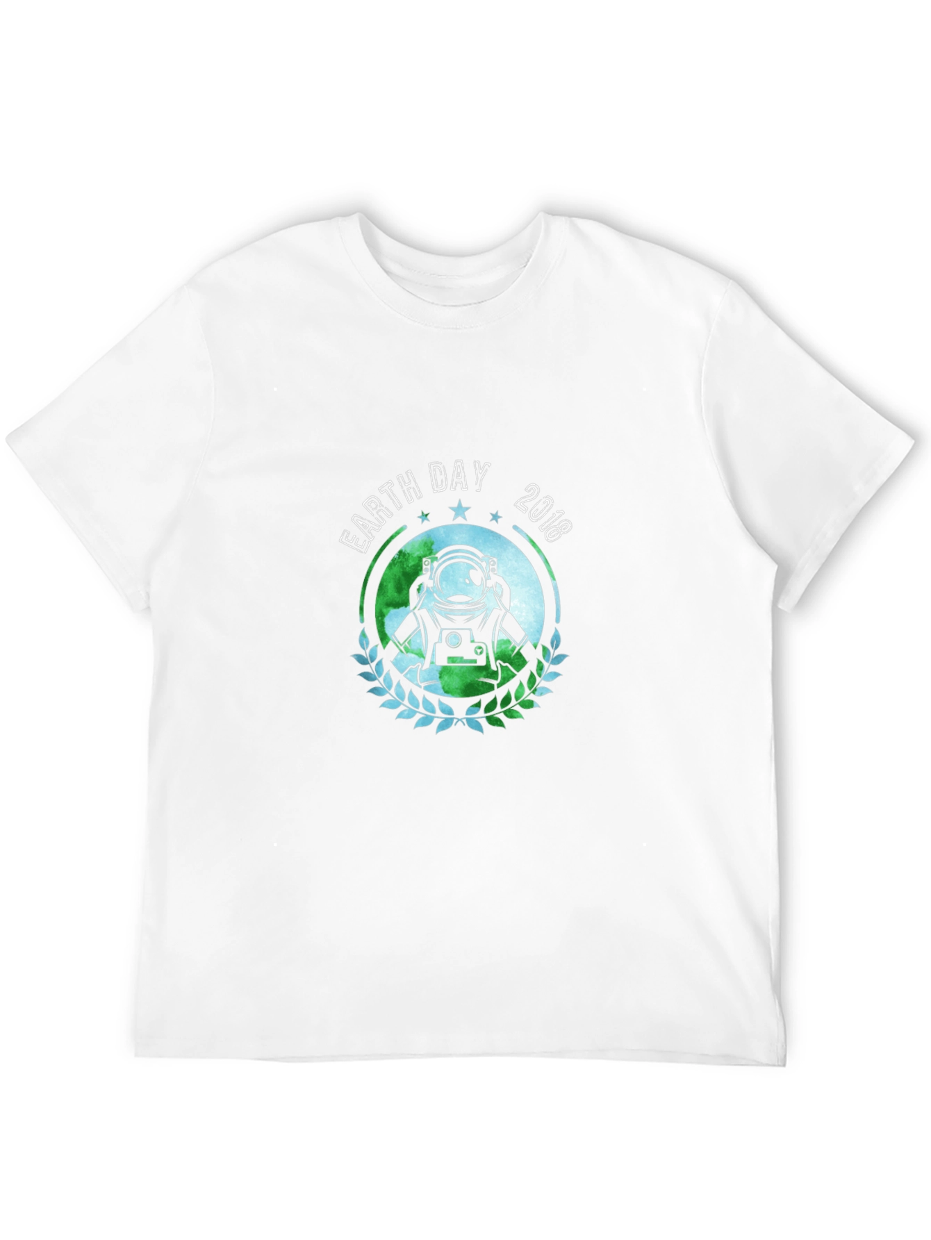 Earth Day 2018 Astronaut T-Shirt - Black