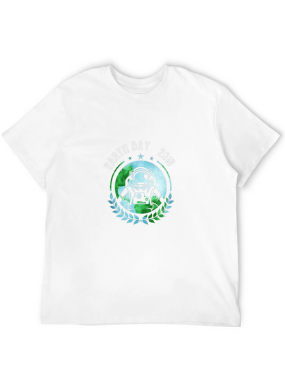 Earth Day 2018 Astronaut T-Shirt - Black