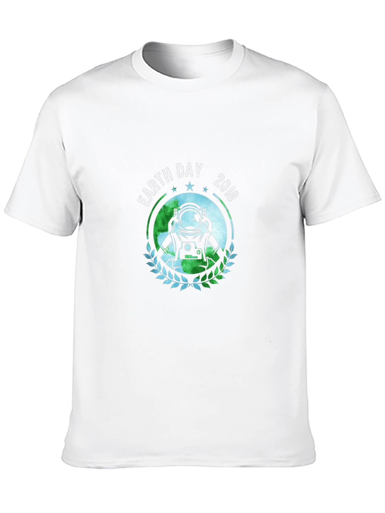 Earth Day 2018 Astronaut T-Shirt - Black