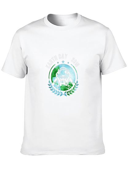 Earth Day 2018 Astronaut T-Shirt - Black