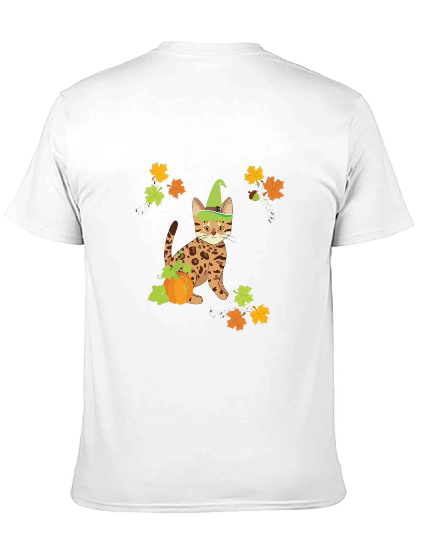Halloween Cat Pumpkin T-Shirt