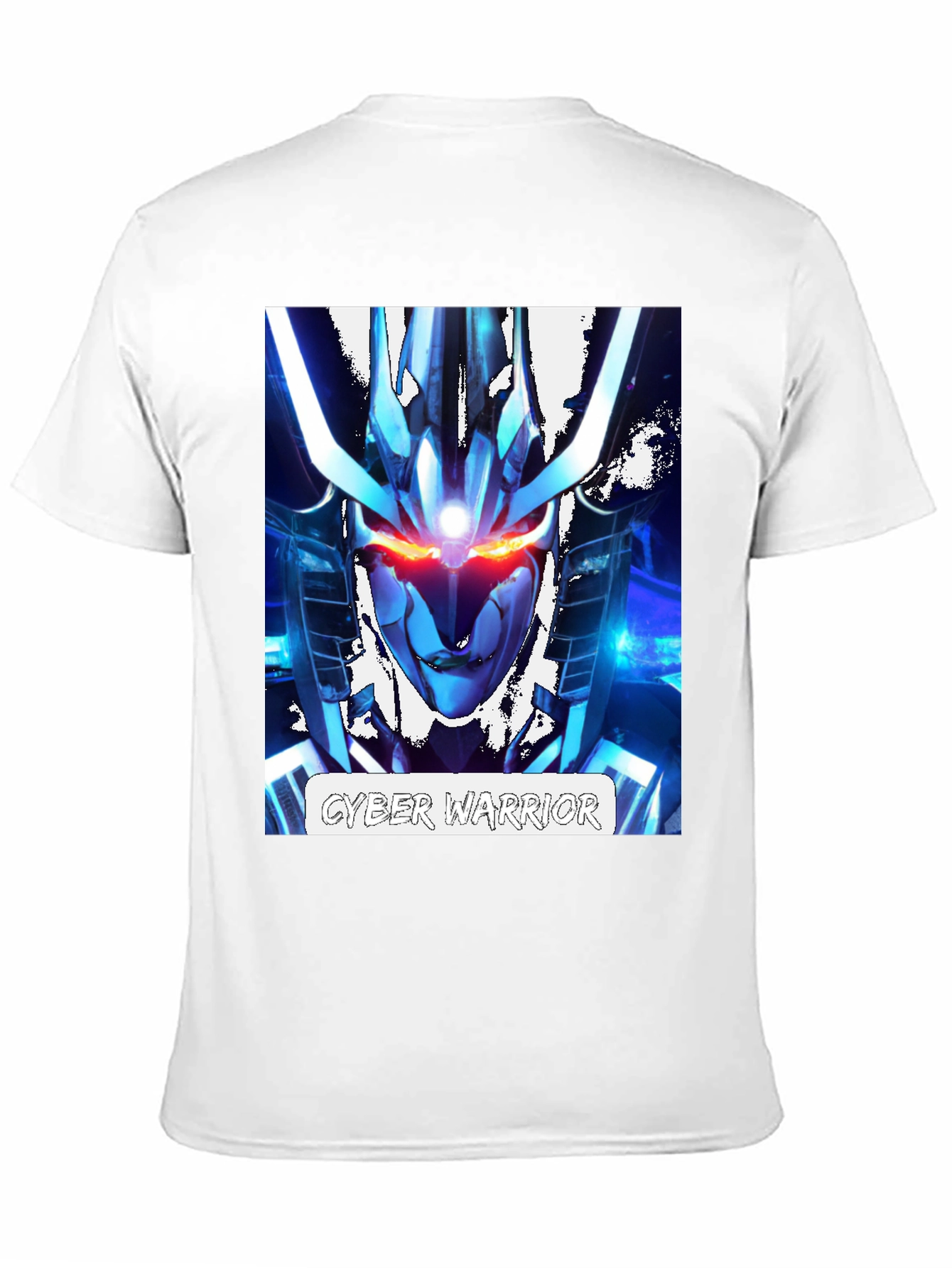 Cyber Warrior Graphic T-Shirt - Sci-Fi Style
