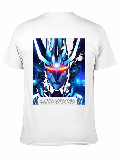 Cyber Warrior Graphic T-Shirt - Sci-Fi Style