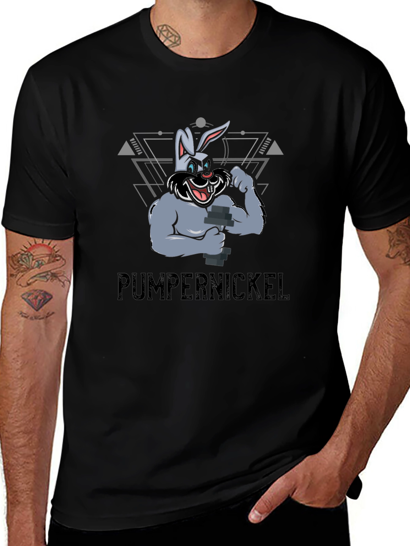 Pumpernickel Bunny Gym T-Shirt