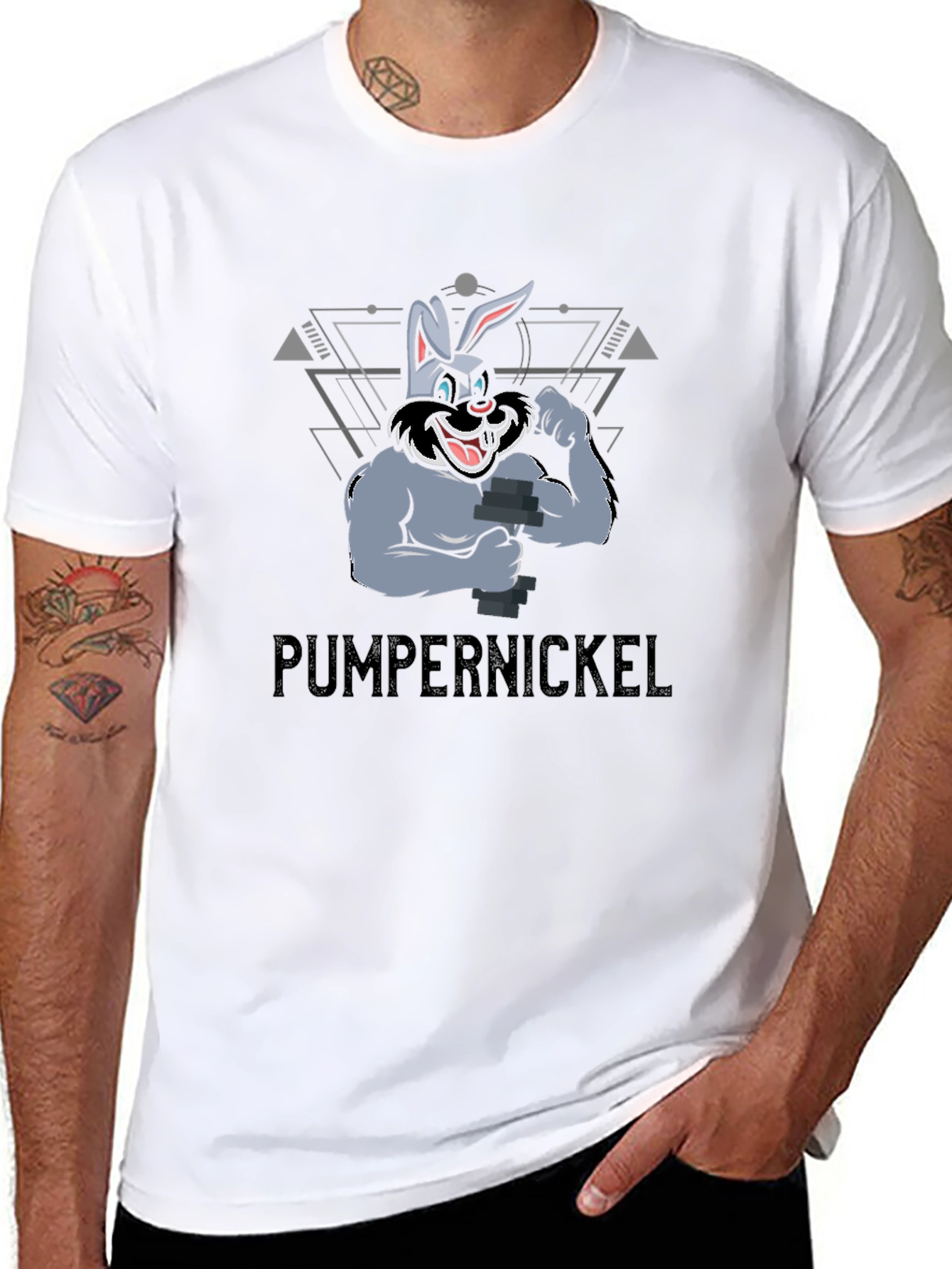 Pumpernickel Bunny Gym T-Shirt