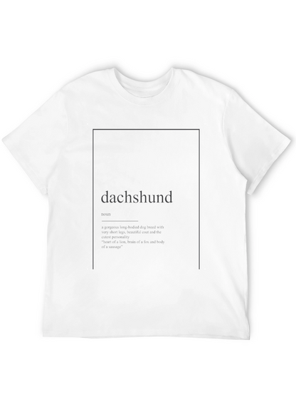 Dachshund Definition Black Graphic Tee
