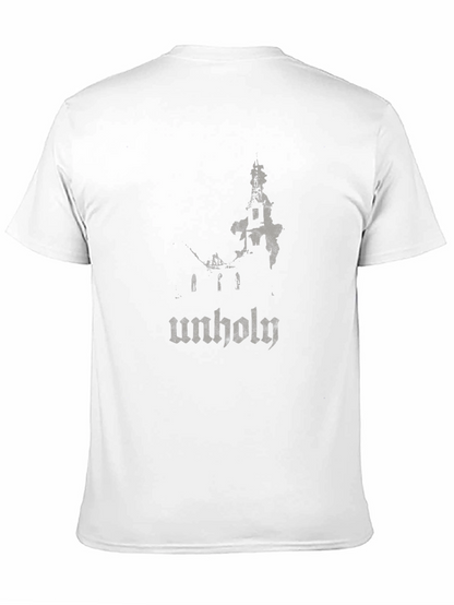 Unholy Graphic Print Black T-Shirt