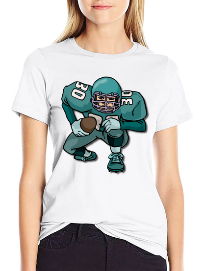 Football Player Graphic Tee