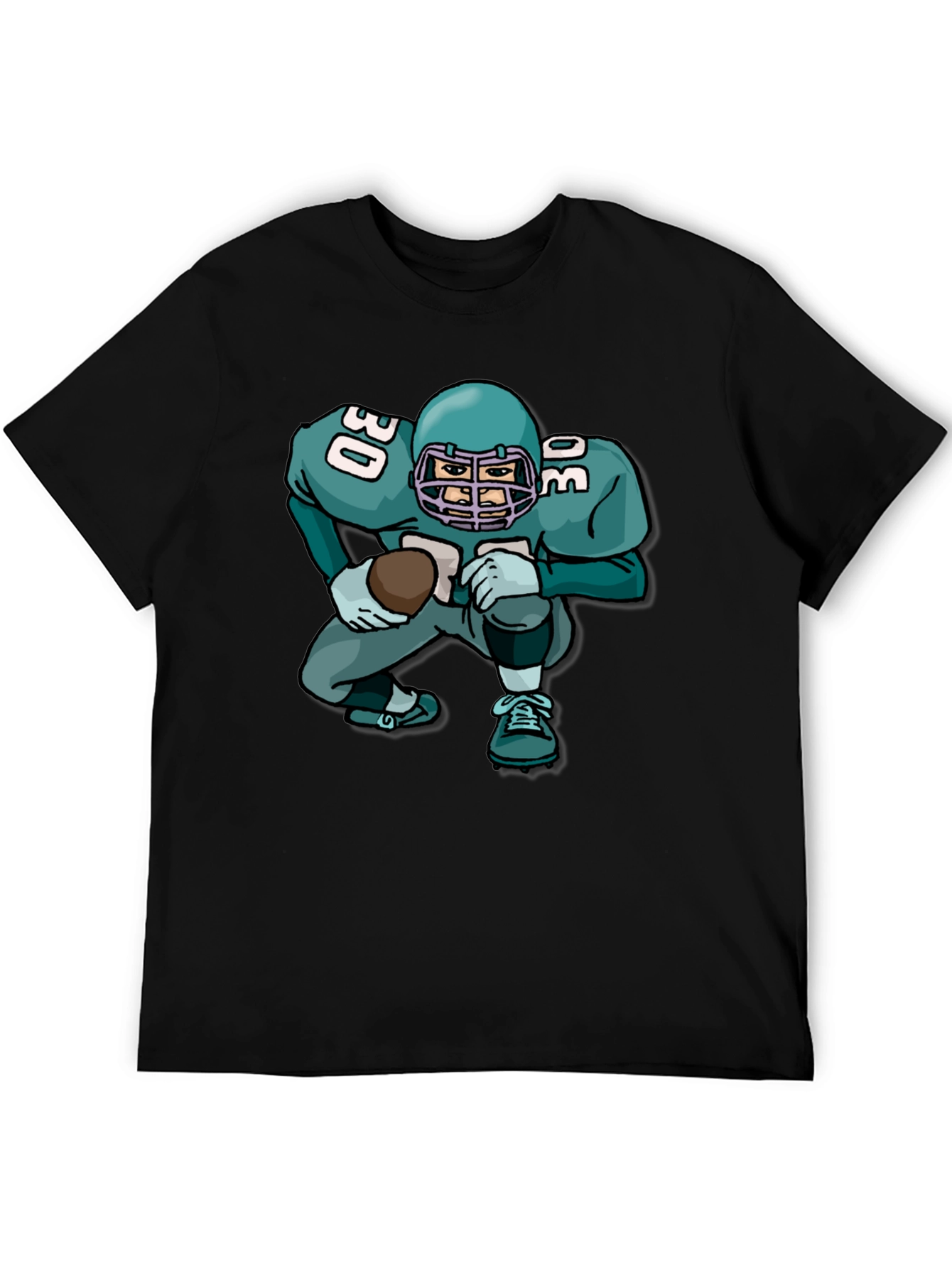 Football Player Graphic Tee