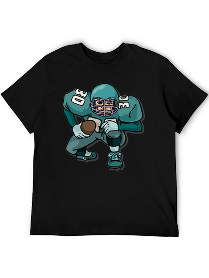 Football Player Graphic Tee