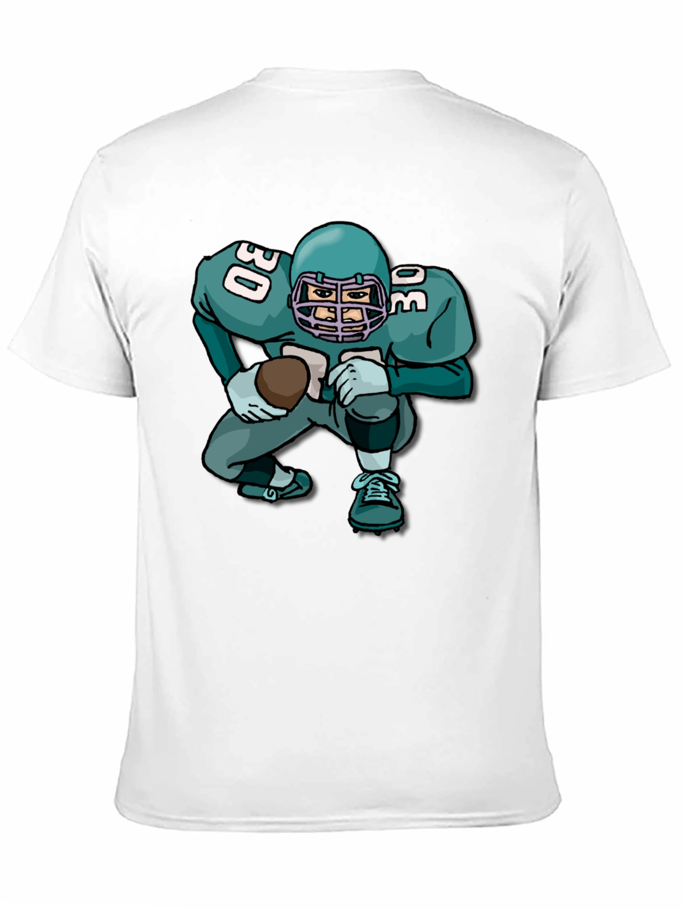 Football Player Graphic Tee
