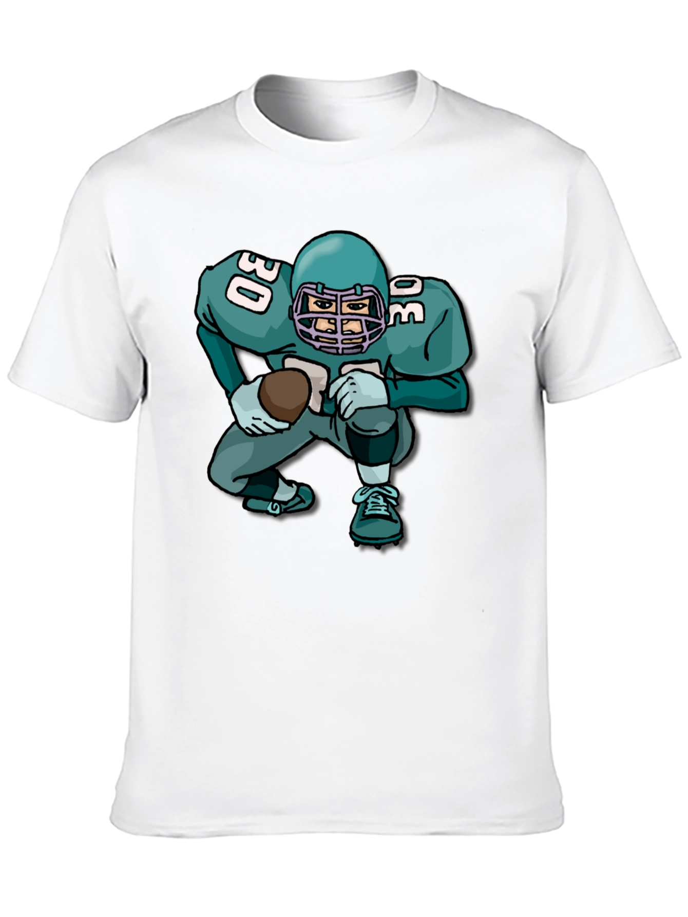 Football Player Graphic Tee