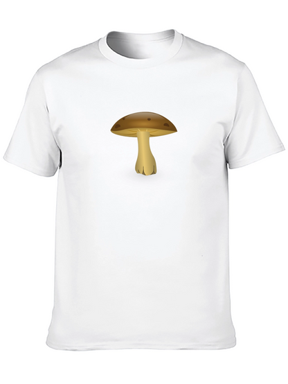 Mushroom Graphic Black T-Shirt