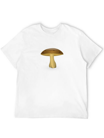 Mushroom Graphic Black T-Shirt