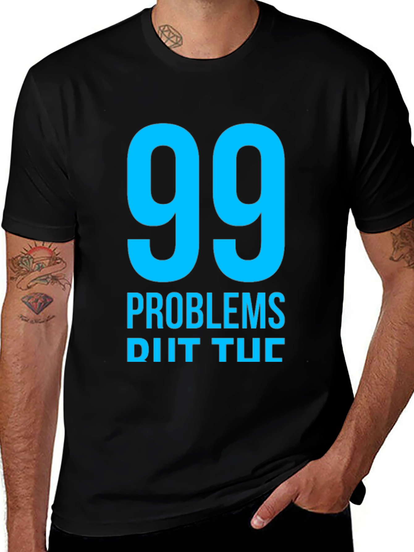 99 Problems T-Shirt - Mens Black Graphic Tee