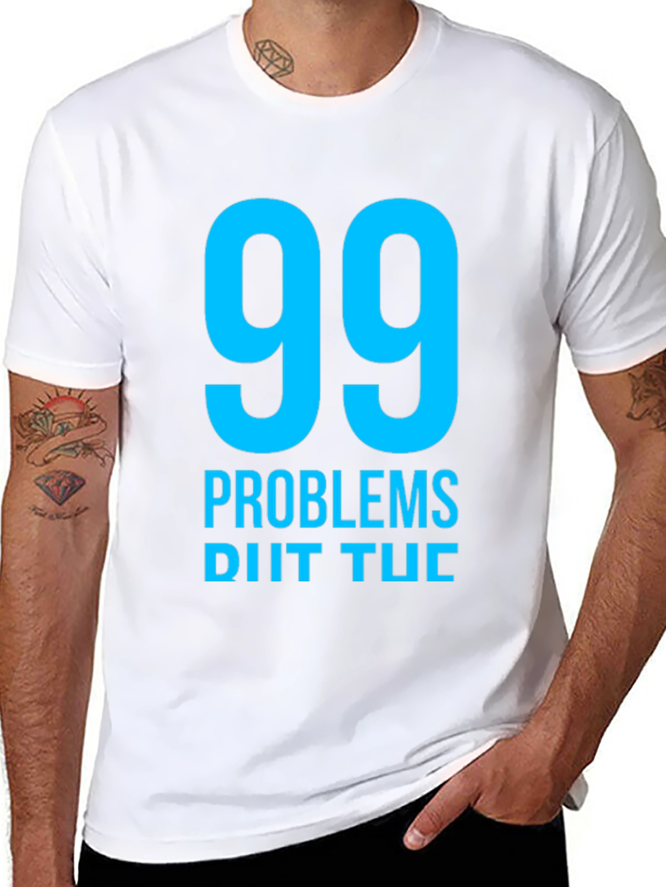 99 Problems T-Shirt - Mens Black Graphic Tee