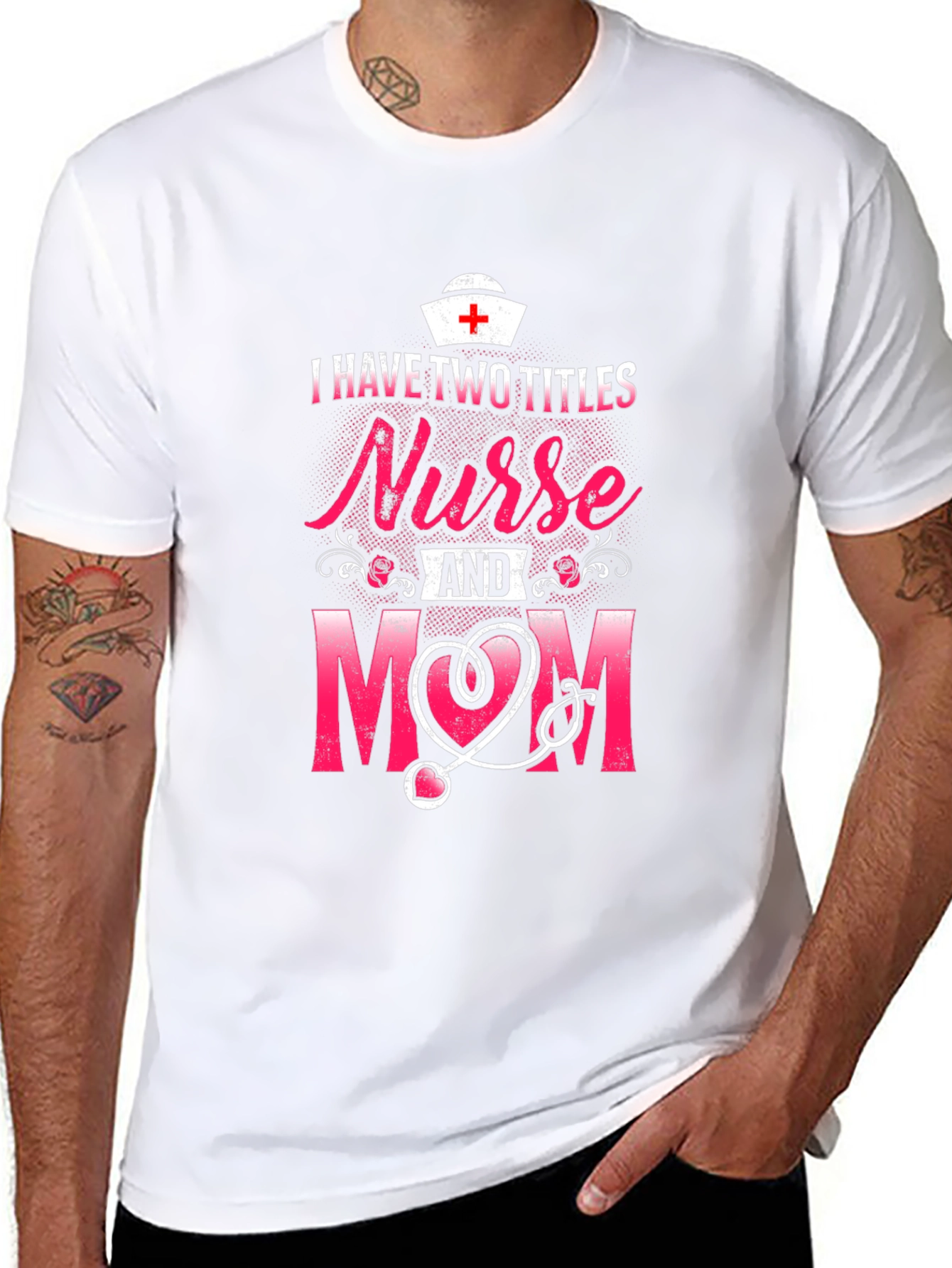 Nurse Mom T-Shirt - Two Titles