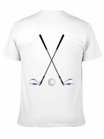 Golf Club Crossed T-Shirt - Black