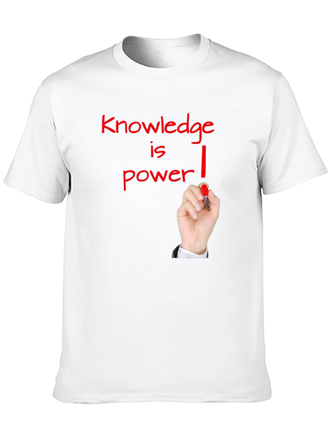 Knowledge is Power Graphic Tee - Black