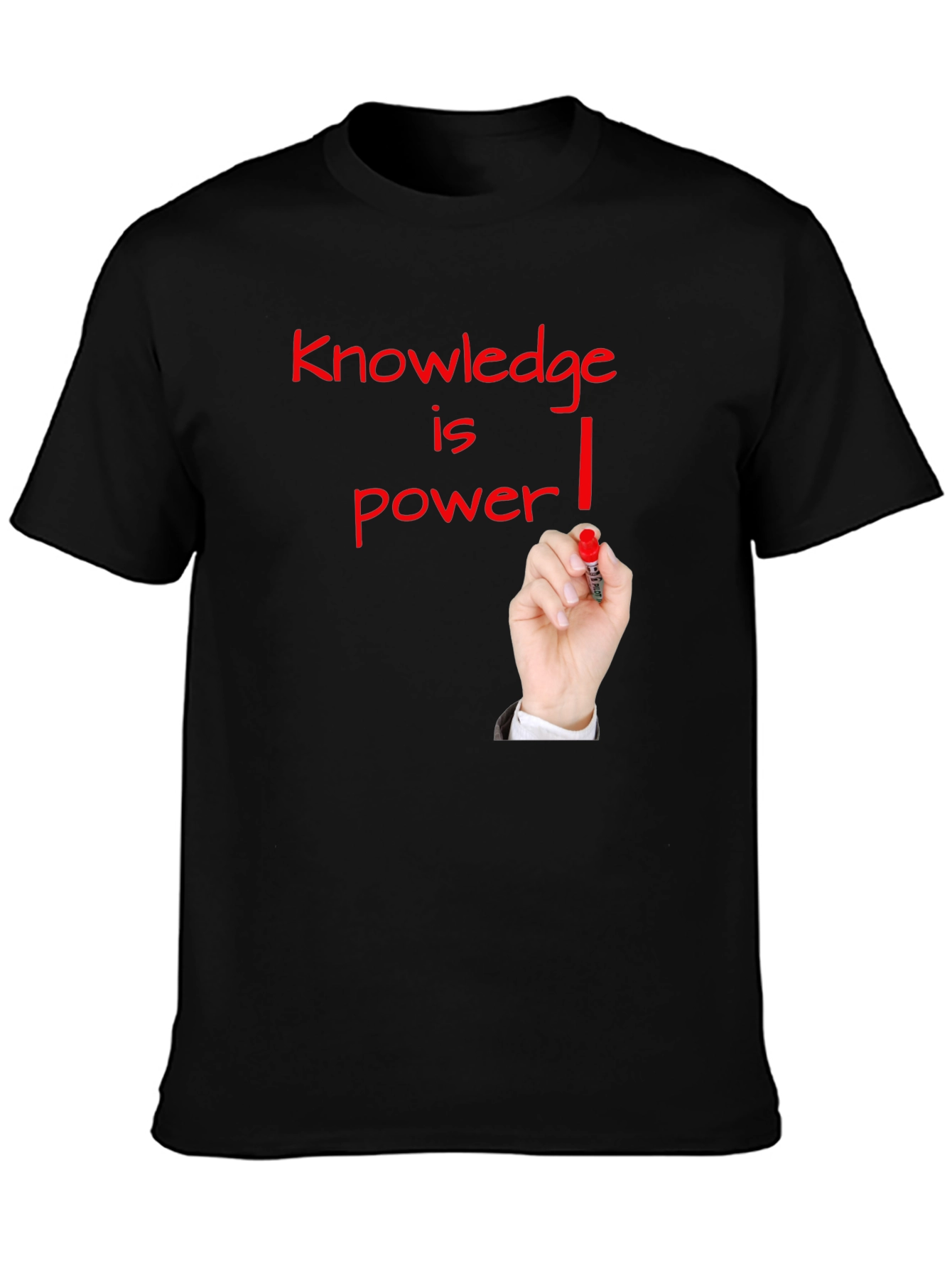 Knowledge is Power Graphic Tee - Black