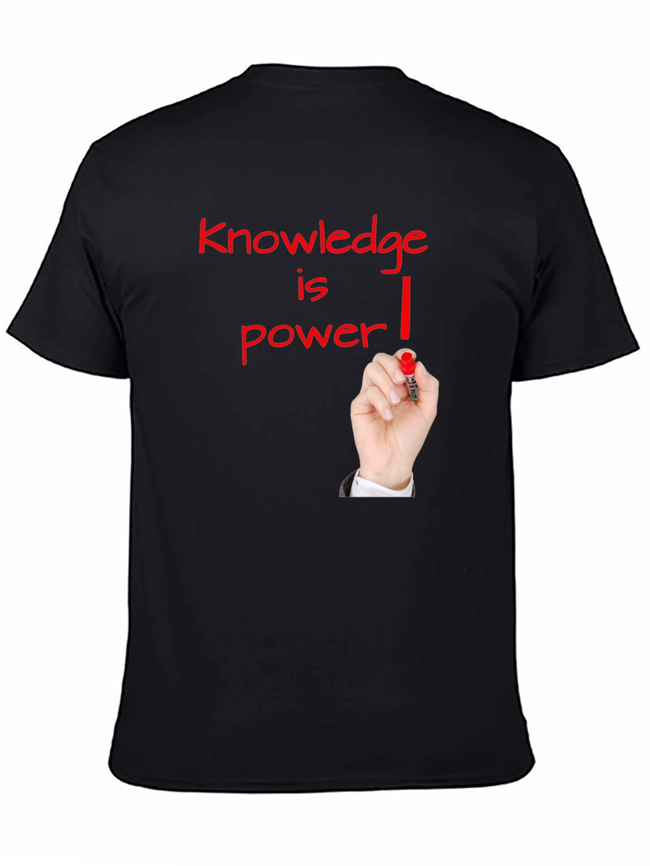 Knowledge is Power Graphic Tee - Black