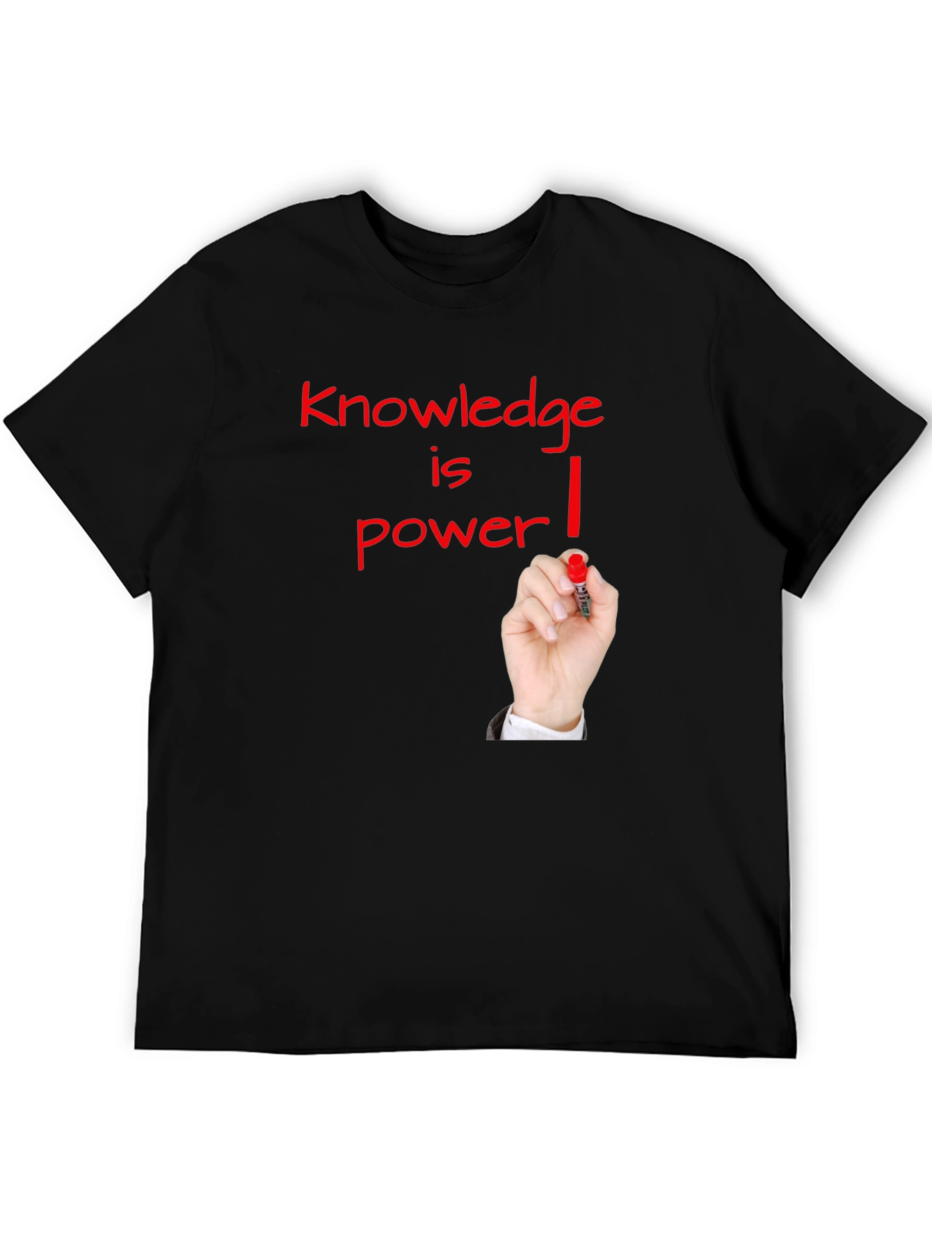 Knowledge is Power Graphic Tee - Black