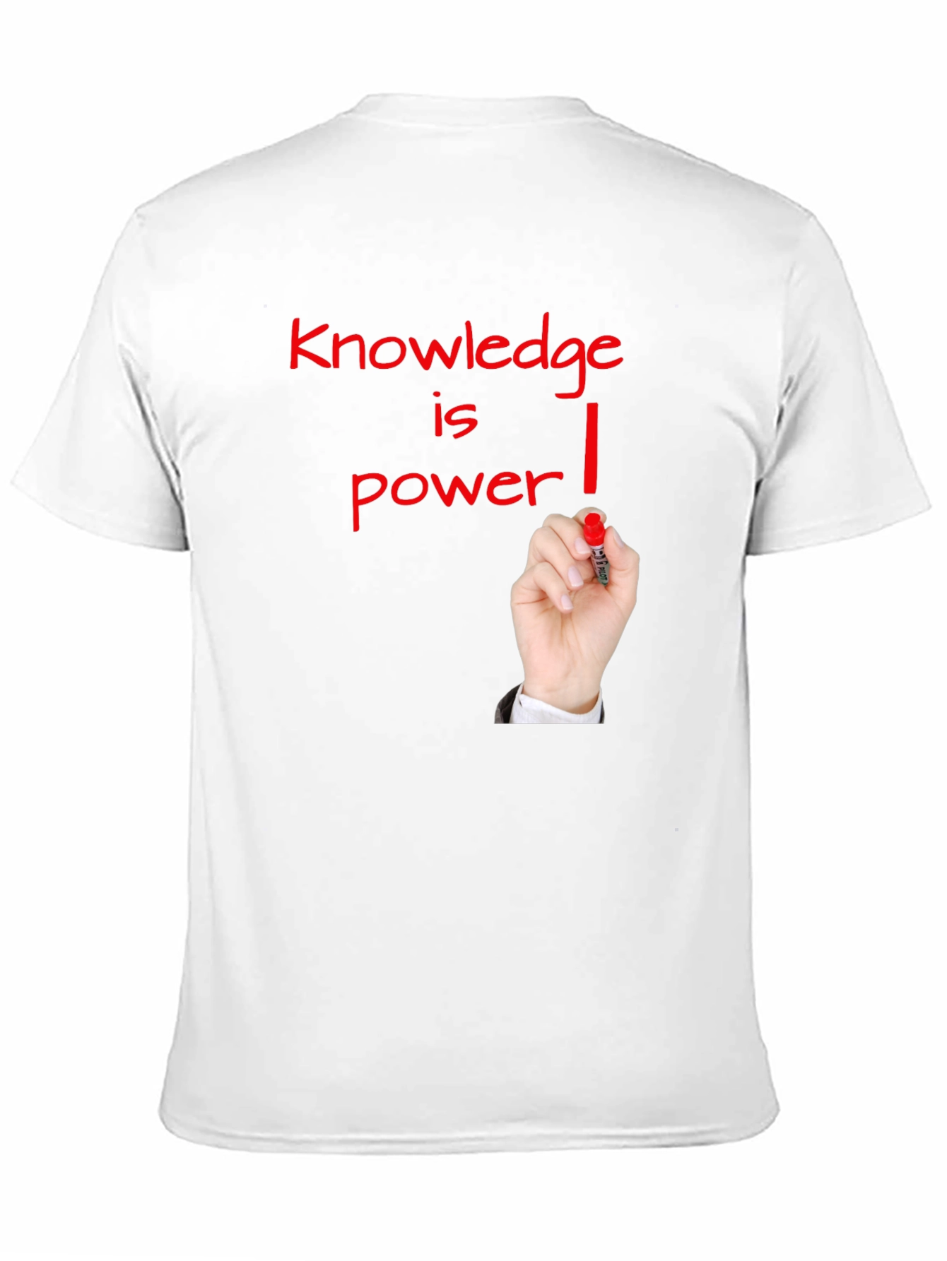 Knowledge is Power Graphic Tee - Black