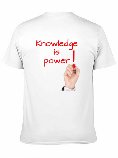 Knowledge is Power Graphic Tee - Black