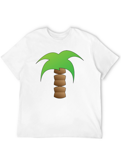 Palm Tree Graphic Black T-Shirt