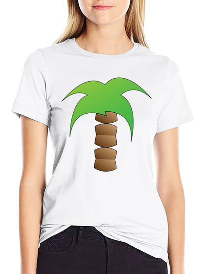 Palm Tree Graphic Black T-Shirt